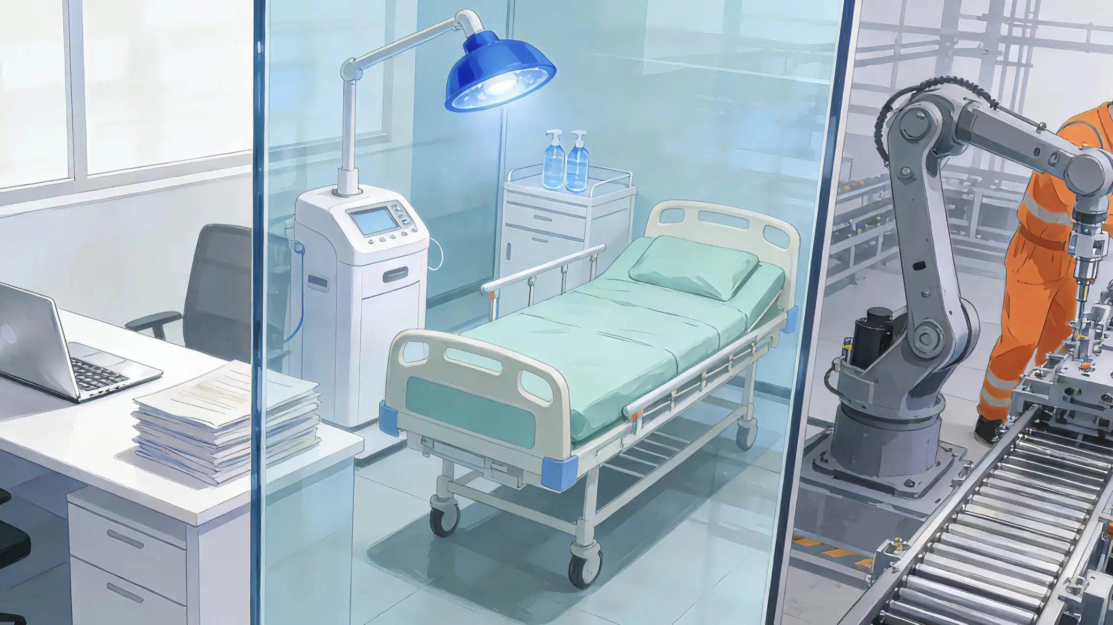 It can be used in offices, medical facilities and industries! This sliding rail is commonly used and eliminates the need for indecision when choosing a model.
